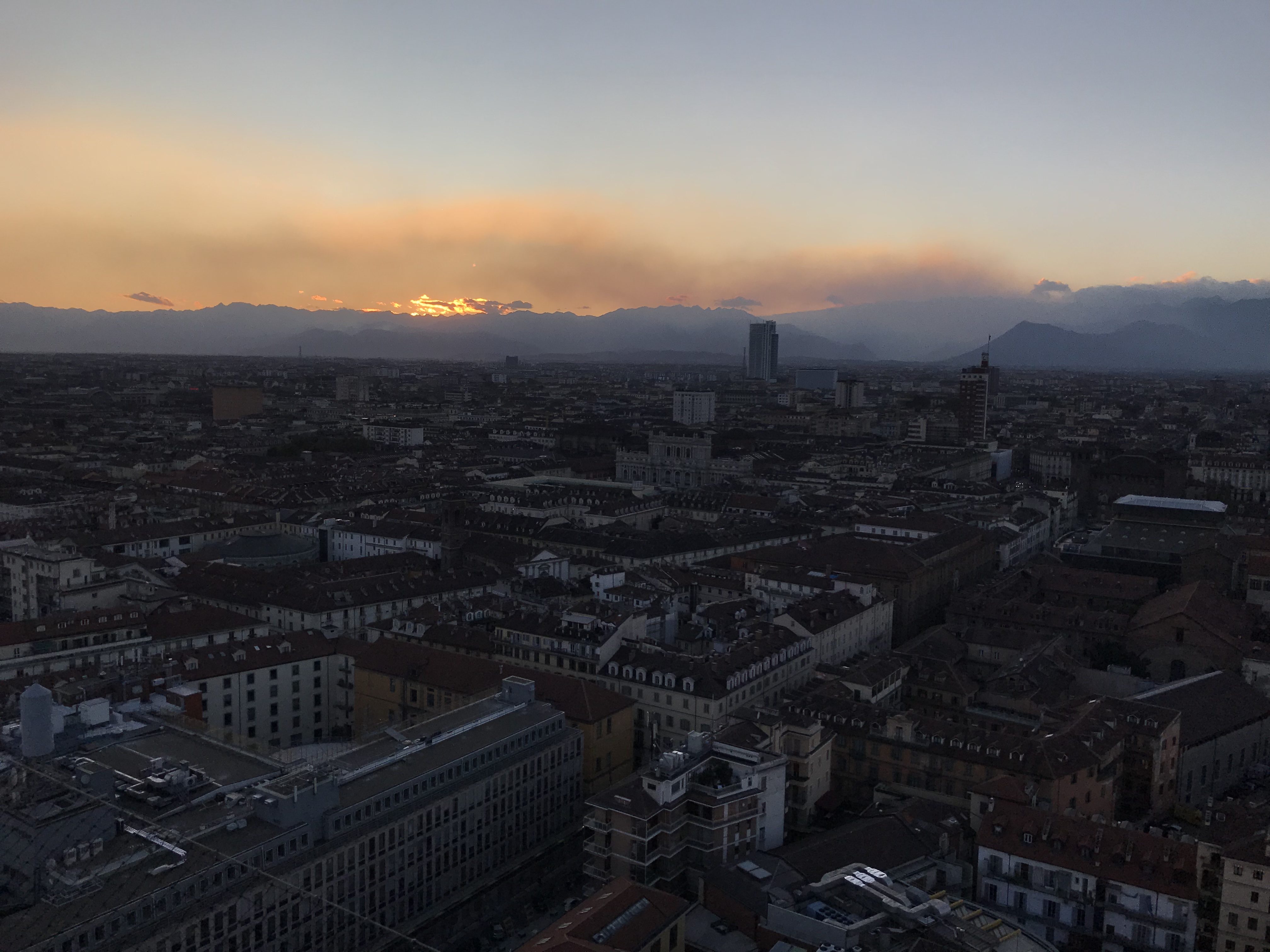 Feux de fumée sur Torino